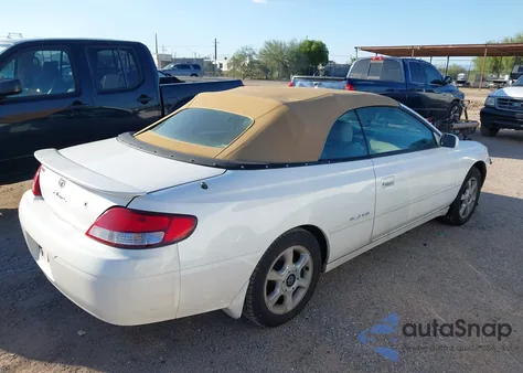 2000 Toyota Camry Solara Sle V6 from USA, damaged, VIN 2T1FF28P5YC804611